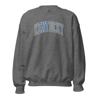 Kentucky Arch Sweatshirt | Denim Texture Design | Unisex Fit