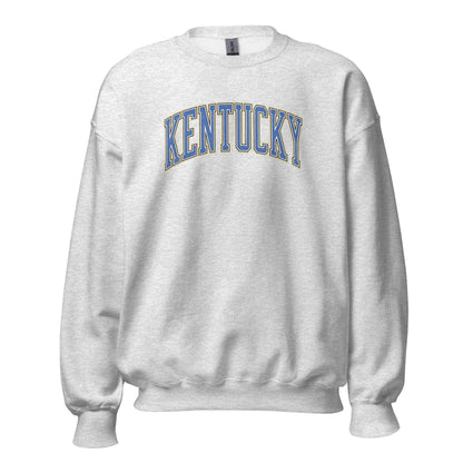 Kentucky Arch Sweatshirt | Denim Texture Design | Unisex Fit
