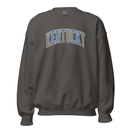 Kentucky Arch Sweatshirt | Denim Texture Design | Unisex Fit