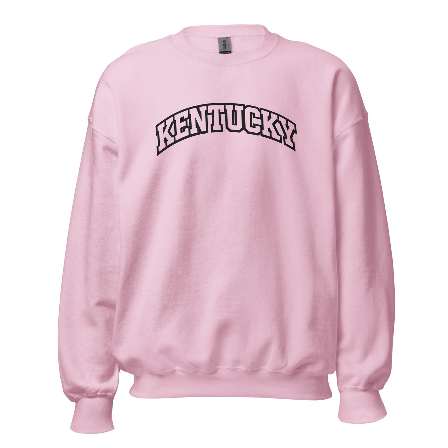 Kentucky Arched Sweatshirt | Thick Outline Block Letter Design | Basic