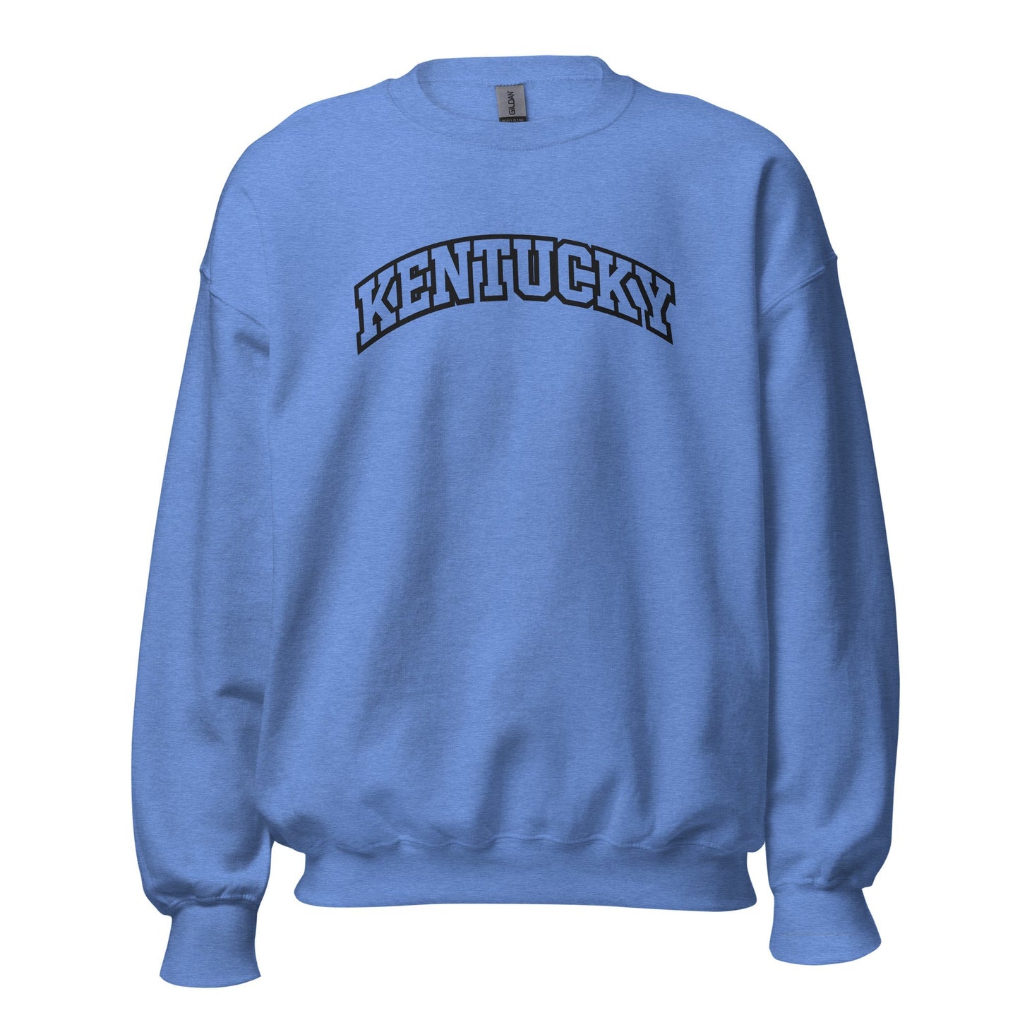Kentucky Arched Sweatshirt | Thick Outline Block Letter Design | Basic
