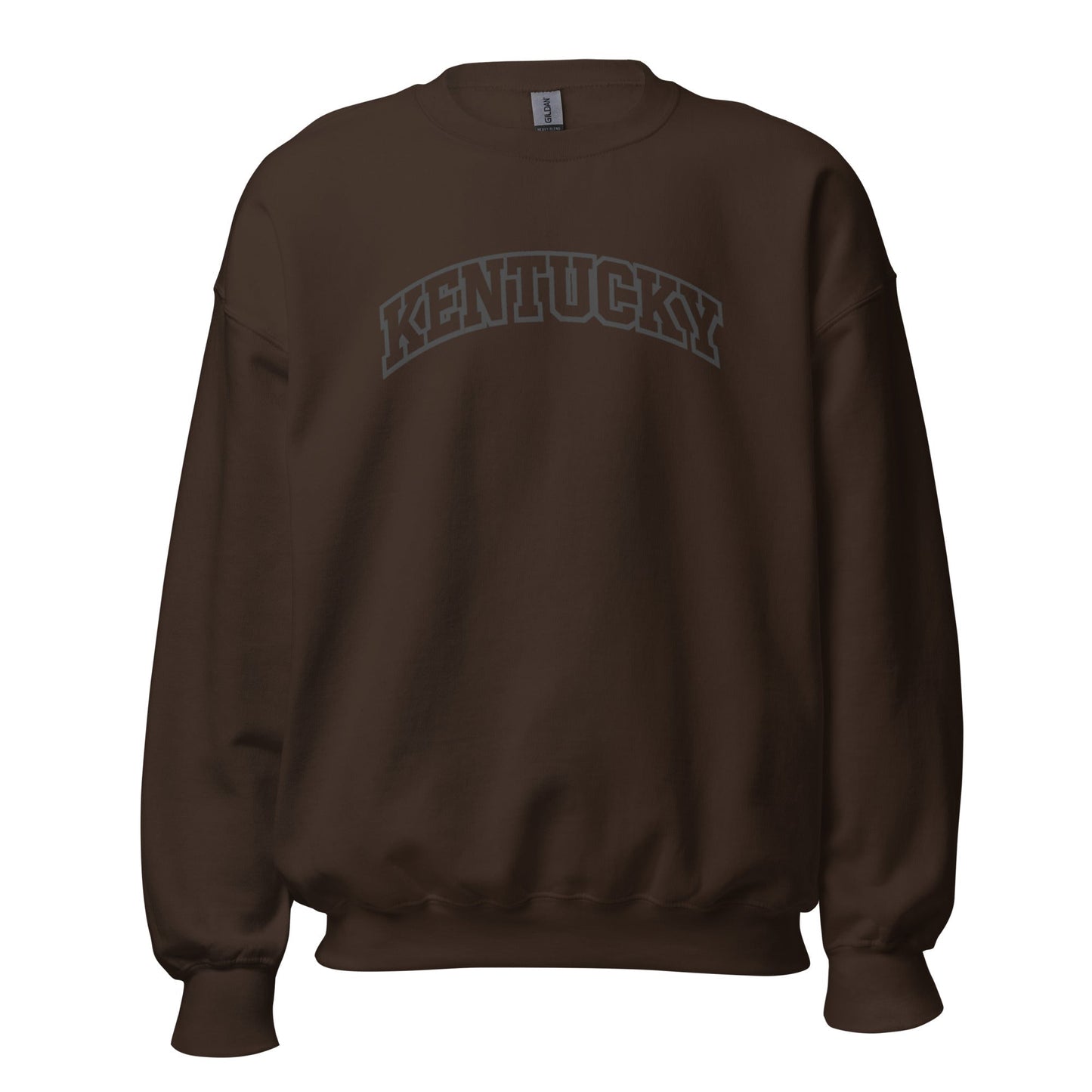 Kentucky Arched Sweatshirt | Thick Outline Block Letter Design | Basic