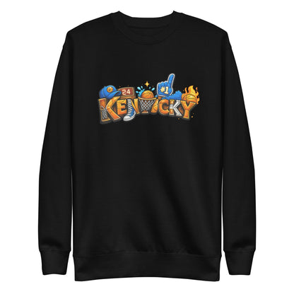 Kentucky Basketball Sweatshirt | Word Art Design | Premium Fleece