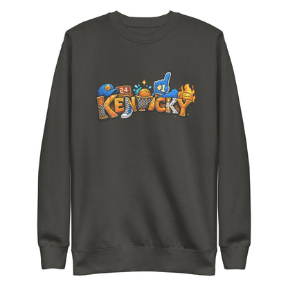 Kentucky Basketball Sweatshirt | Word Art Design | Premium Fleece