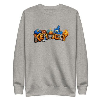 Kentucky Basketball Sweatshirt | Word Art Design | Premium Fleece