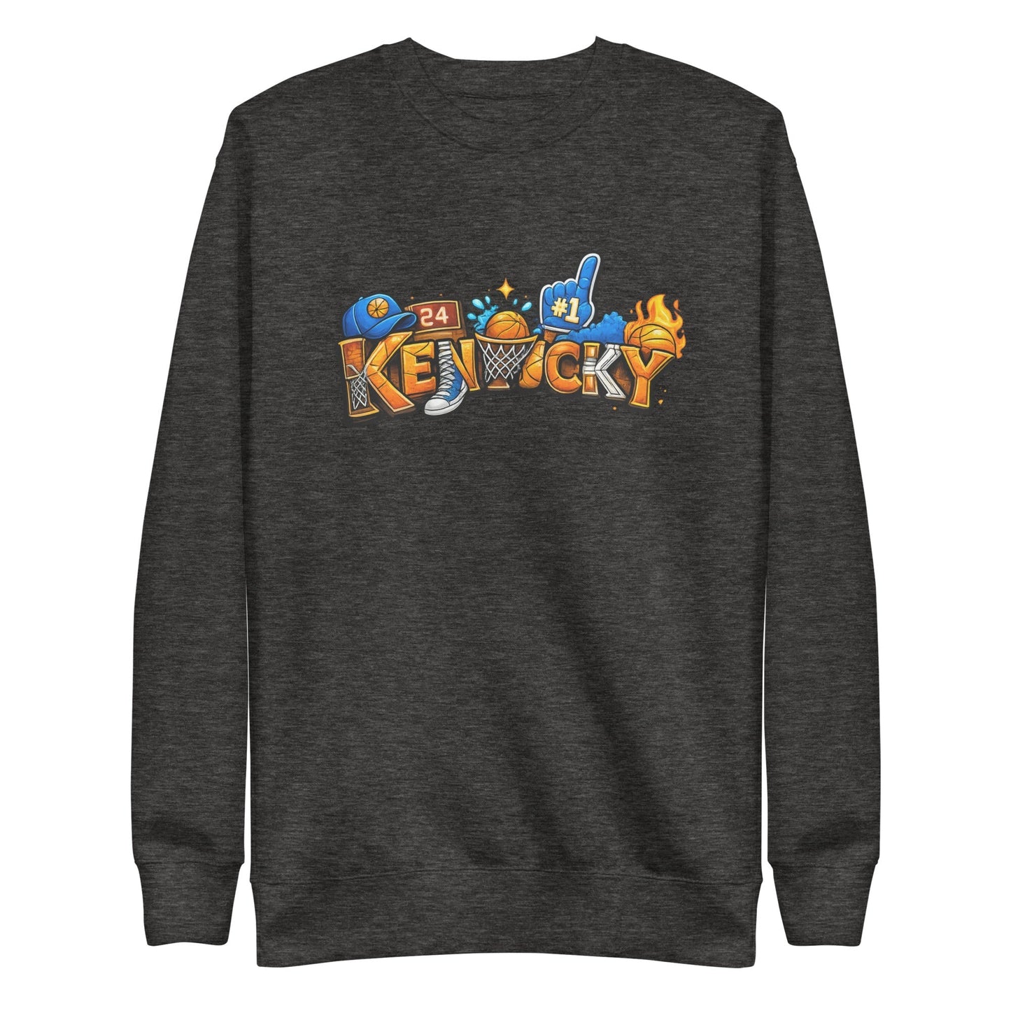 Kentucky Basketball Sweatshirt | Word Art Design | Premium Fleece