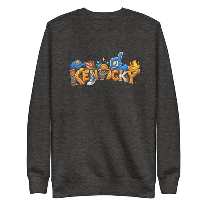 Kentucky Basketball Sweatshirt | Word Art Design | Premium Fleece