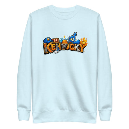 Kentucky Basketball Sweatshirt | Word Art Design | Premium Fleece