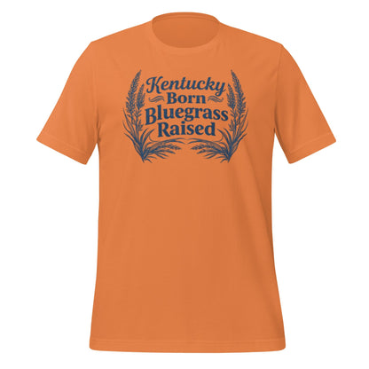 Kentucky Born, Bluegrass Raised T-Shirt | Hand-Drawn Grass Design | Classic Cotton