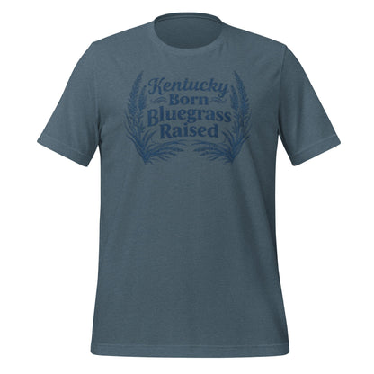Kentucky Born, Bluegrass Raised T-Shirt | Hand-Drawn Grass Design | Classic Cotton