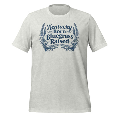 Kentucky Born, Bluegrass Raised T-Shirt | Hand-Drawn Grass Design | Classic Cotton
