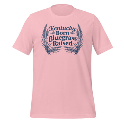 Kentucky Born, Bluegrass Raised T-Shirt | Hand-Drawn Grass Design | Classic Cotton