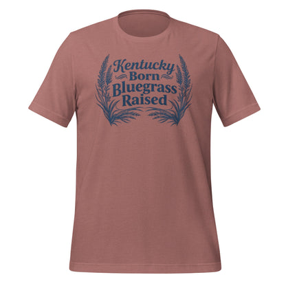 Kentucky Born, Bluegrass Raised T-Shirt | Hand-Drawn Grass Design | Classic Cotton
