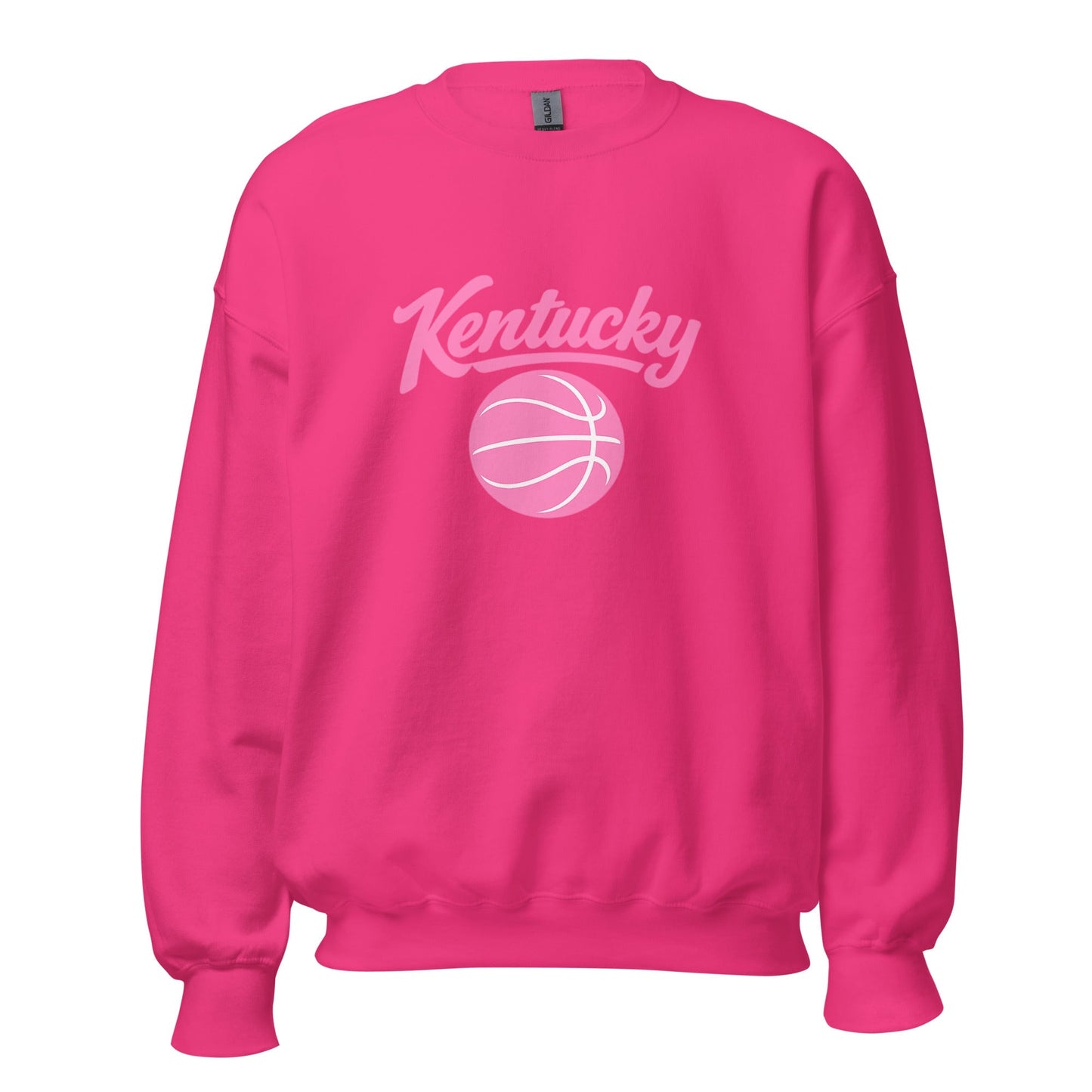 Kentucky Script Basketball Sweatshirt | Pink Design | Classic Fleece