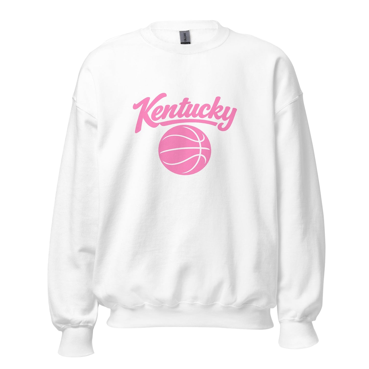 Kentucky Script Basketball Sweatshirt | Pink Design | Classic Fleece