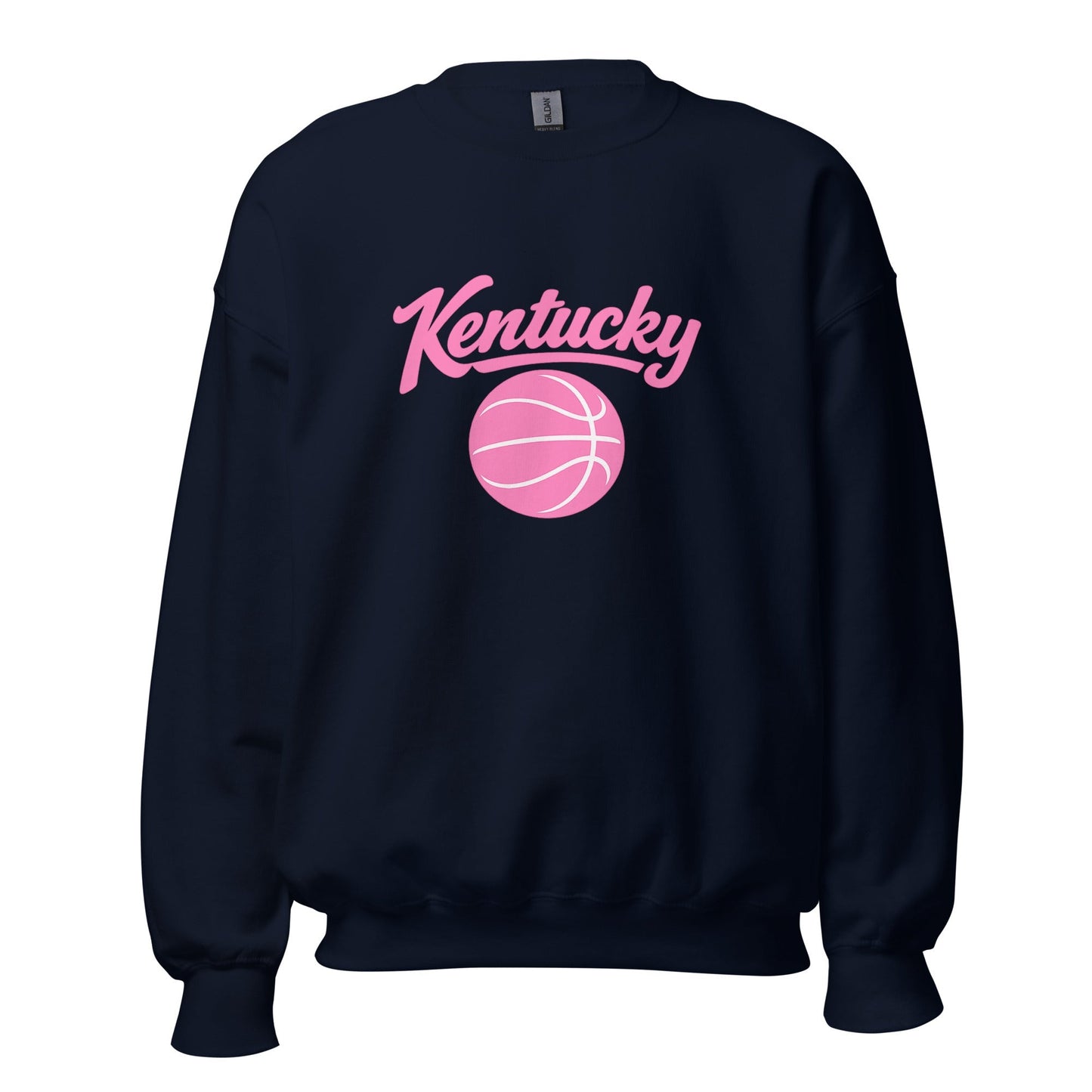 Kentucky Script Basketball Sweatshirt | Pink Design | Classic Fleece