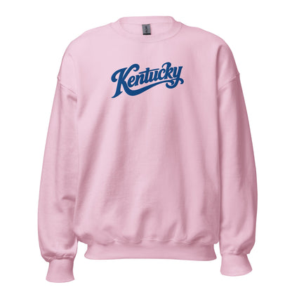 Kentucky Script Embroidered Sweatshirt | Bluegrass Heritage Crewneck