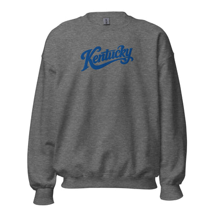 Kentucky Script Embroidered Sweatshirt | Bluegrass Heritage Crewneck