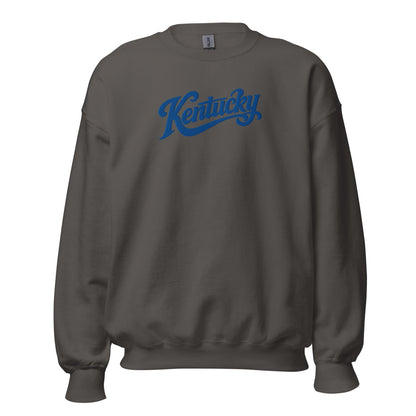 Kentucky Script Embroidered Sweatshirt | Bluegrass Heritage Crewneck