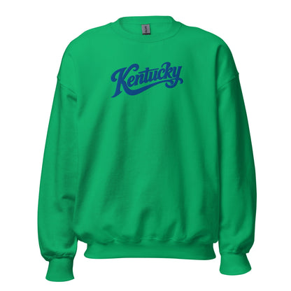 Kentucky Script Embroidered Sweatshirt | Bluegrass Heritage Crewneck