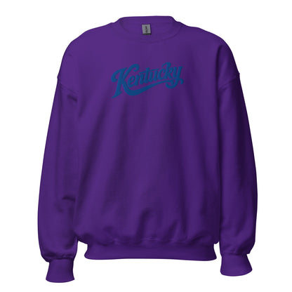 Kentucky Script Embroidered Sweatshirt | Bluegrass Heritage Crewneck
