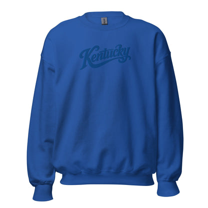 Kentucky Script Embroidered Sweatshirt | Bluegrass Heritage Crewneck
