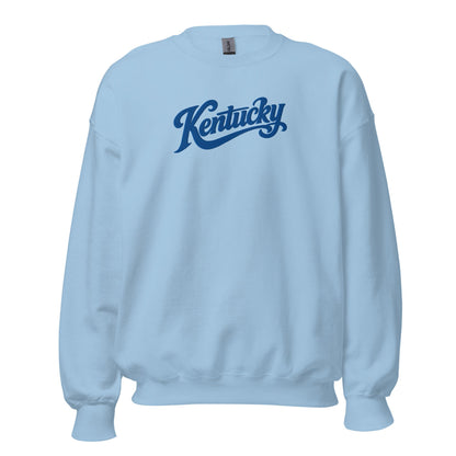 Kentucky Script Embroidered Sweatshirt | Bluegrass Heritage Crewneck
