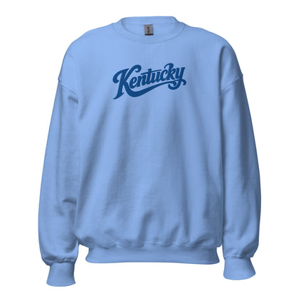 Kentucky Script Embroidered Sweatshirt | Bluegrass Heritage Crewneck
