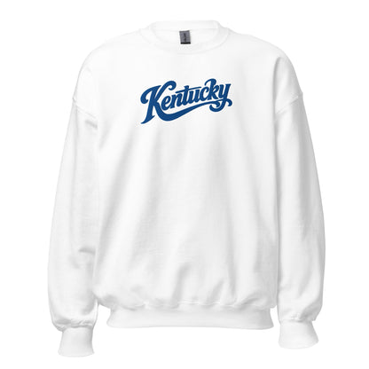 Kentucky Script Embroidered Sweatshirt | Bluegrass Heritage Crewneck