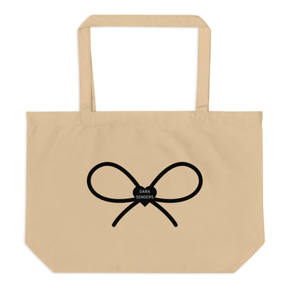 GOURMET LOVE (Champagne, Baguette, Fromage, Croissant) Tshirt -LARGE ORGANIC TOTE BAG