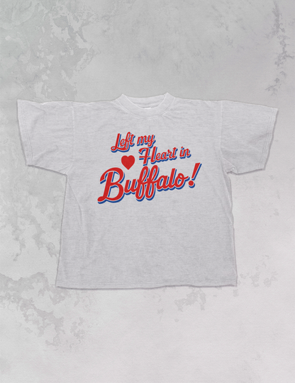 Underground Original Design: Left My Heart in Buffalo Boxy Cotton TShirt