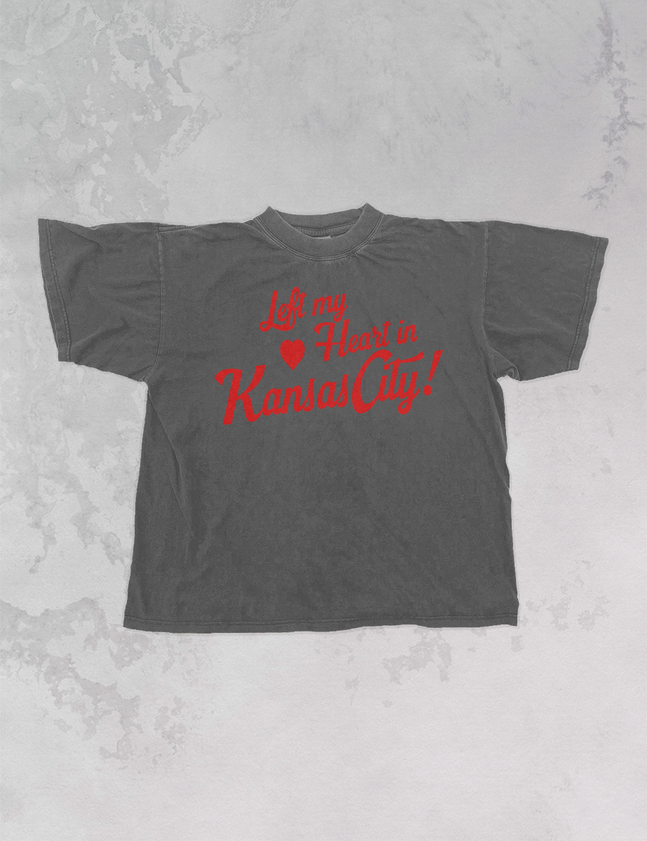 Underground Original Design: Left My Heart in Kansas City Boxy Cotton TShirt