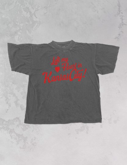 Underground Original Design: Left My Heart in Kansas City Boxy Cotton TShirt