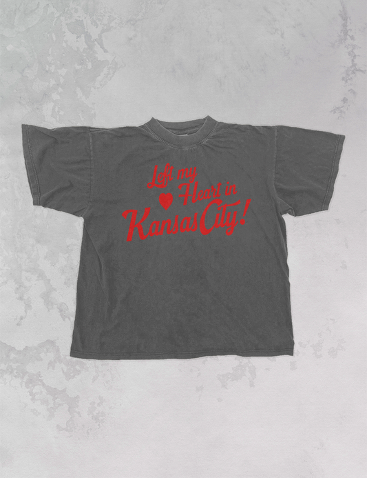 Underground Original Design: Left My Heart in Kansas City Boxy Cotton TShirt