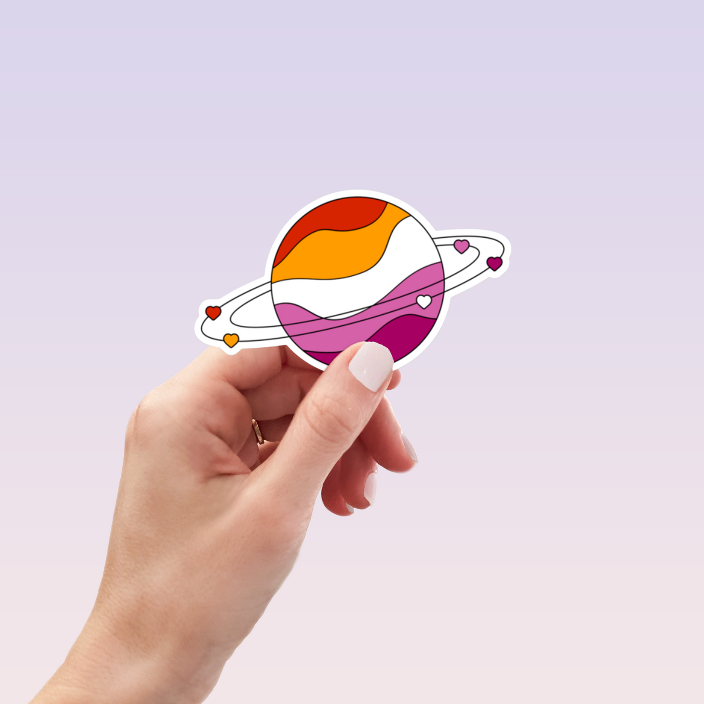 Pride Planets Stickers