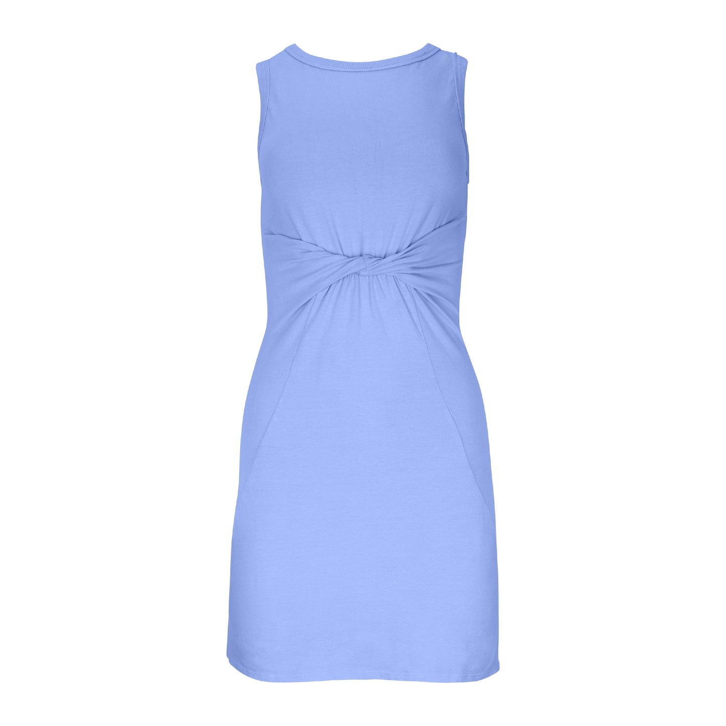 Gigi Organic Cotton Twist Dress - Glacier