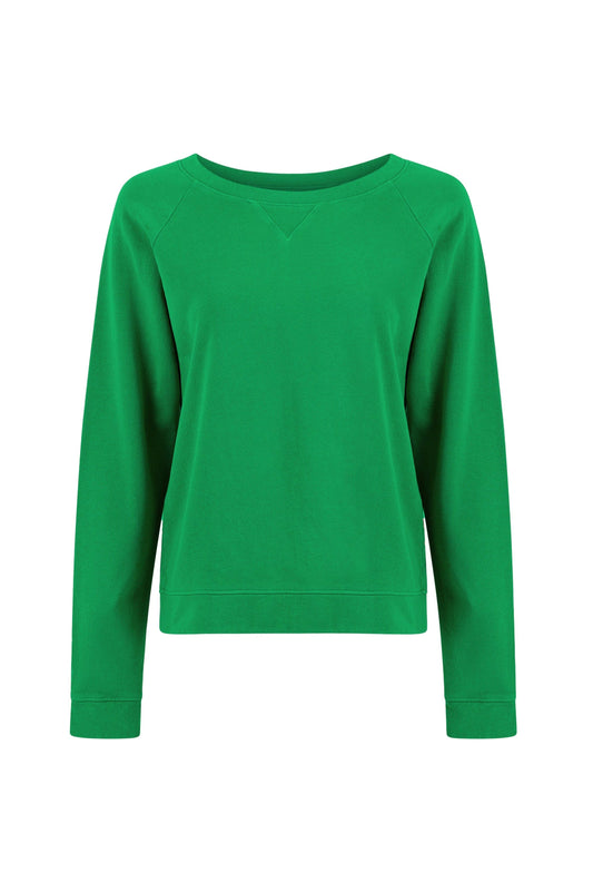 Melody Everyday Organic Cotton Pullover Sweatshirt - Tennis