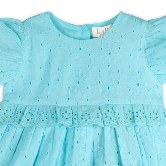 Little Cloud Schiffli Romper | Bubble
