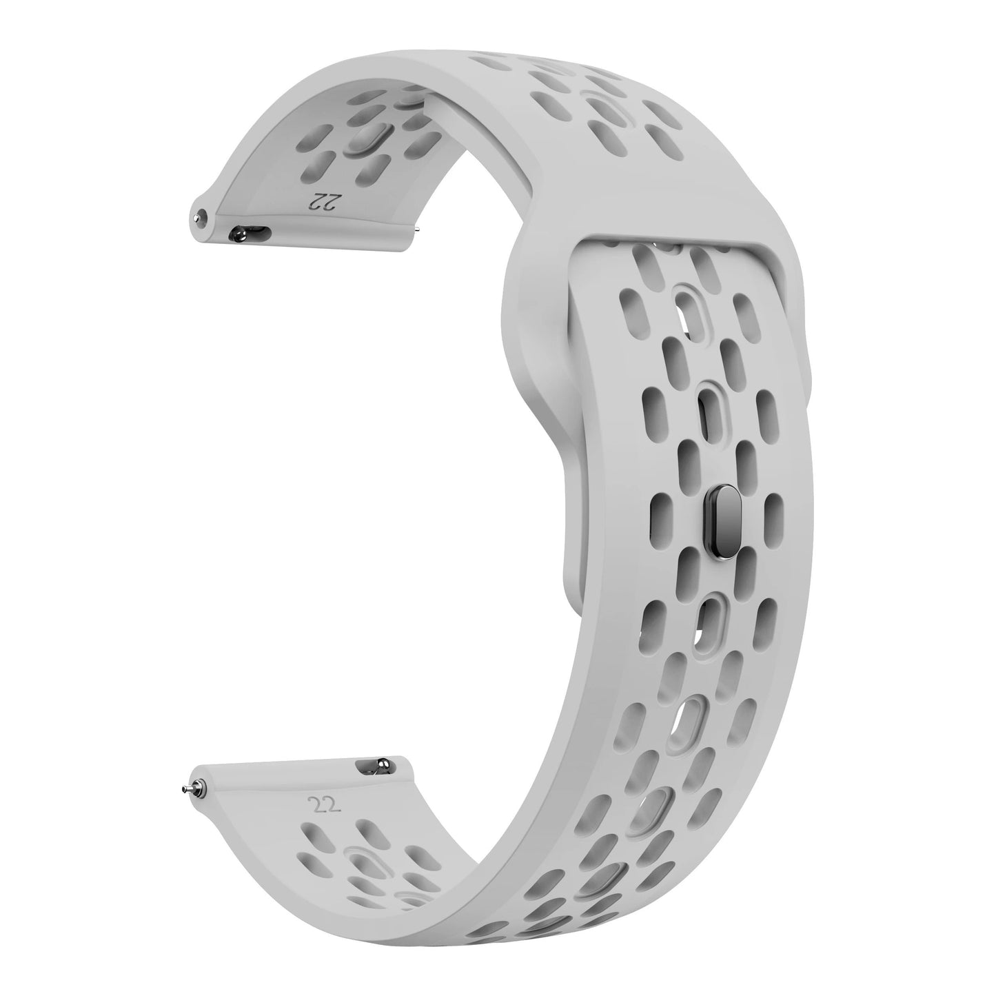 18mm, 20mm, 22mm, Strap for Samsung Galaxy Watch 7 FE 6 5 4 5Pro 6/4Classic Silicone Band for Huawei GT5 Pro 46mm GT4/3Pro Bracelet