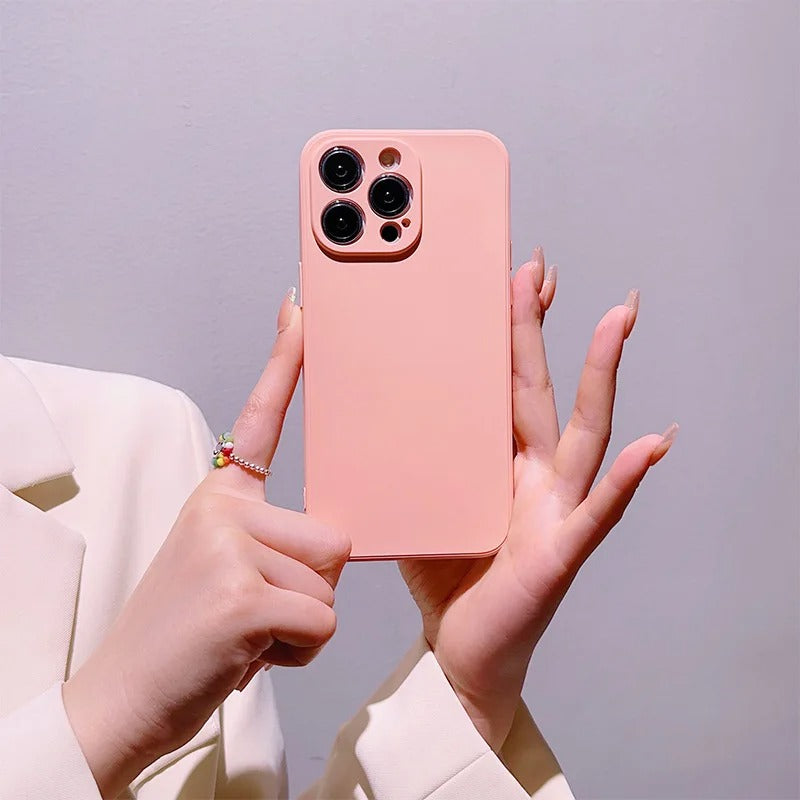 Premium Silicone iPhone Case for 13/14/15/Pro/Max/Series
