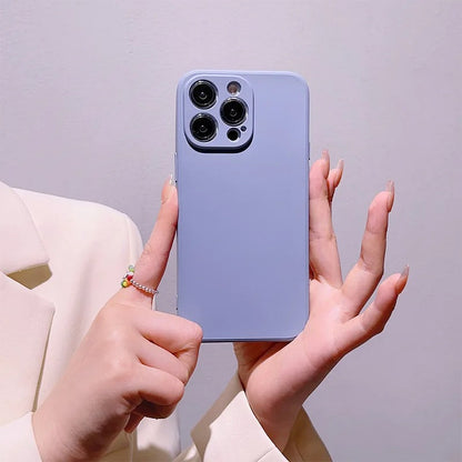 Premium Silicone iPhone Case for 13/14/15/Pro/Max/Series