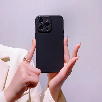 Premium Silicone iPhone Case for 13/14/15/Pro/Max/Series