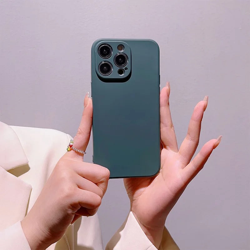 Premium Silicone iPhone Case for 13/14/15/Pro/Max/Series