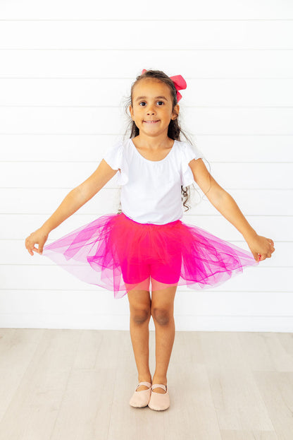 Hot Pink Tutu Shorts