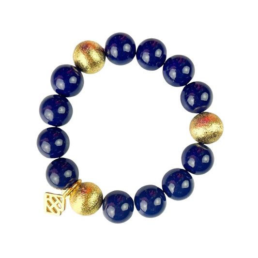 BRIANNA CANNON - 
Navy Beaded Brianna Bracelet