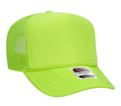 Milfin' Ain't Easy Pink Design Adult Otto Foam Trucker Hat