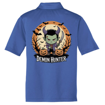 Demon Slayer Halloween Polo by Vellmara