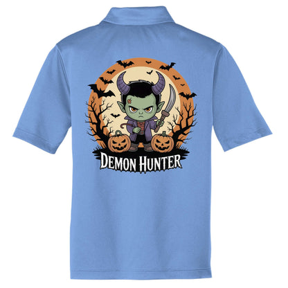 Demon Slayer Halloween Polo by Vellmara