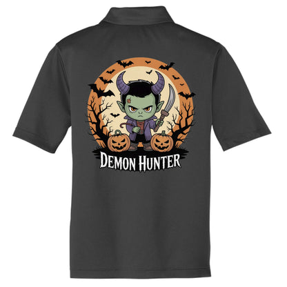Demon Slayer Halloween Polo by Vellmara