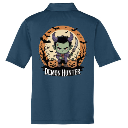 Demon Slayer Halloween Polo by Vellmara